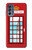 S2059 Angleterre britannique Cabine téléphonique Minimaliste Etui Coque Housse pour Motorola Moto G62 5G
