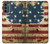 S2349 Old American Drapeau Etui Coque Housse pour Motorola Moto G62 5G