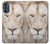 S2399 Lion Visage Etui Coque Housse pour Motorola Moto G62 5G