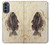 S2562 fossile poisson Etui Coque Housse pour Motorola Moto G62 5G