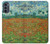 S2681 Champ de coquelicots Vincent Van Gogh Etui Coque Housse pour Motorola Moto G62 5G