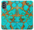 S2688 Aqua Copper Turquoise Graphic Gemme Etui Coque Housse pour Motorola Moto G62 5G
