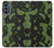 S2877 Vert Serpent Imprimé graphique Peau Etui Coque Housse pour Motorola Moto G62 5G