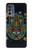 S3175 Hamsa Mosaïques main Etui Coque Housse pour Motorola Moto G62 5G