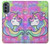 S3264 Pastel Licorne Etui Coque Housse pour Motorola Moto G62 5G