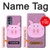 S3269 Porc Dessin animé Etui Coque Housse pour Motorola Moto G62 5G