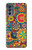 S3272 Motif coloré Etui Coque Housse pour Motorola Moto G62 5G