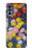 S3342 Claude Monet Chrysanthèmes Etui Coque Housse pour Motorola Moto G62 5G