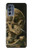 S3358 Vincent Van Gogh Skeleton cigarette Etui Coque Housse pour Motorola Moto G62 5G