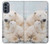 S3373 Famille d'ours polaire Etui Coque Housse pour Motorola Moto G62 5G