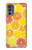 S3408 citron Etui Coque Housse pour Motorola Moto G62 5G