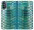 S3414 Vert Serpent Échelle graphique Imprimer Etui Coque Housse pour Motorola Moto G62 5G