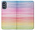 S3507 Coloré Arc-en-ciel pastel Etui Coque Housse pour Motorola Moto G62 5G