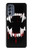 S3527 dents de vampire Etui Coque Housse pour Motorola Moto G62 5G