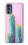 S3673 Cactus Etui Coque Housse pour Motorola Moto G62 5G