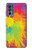 S3675 Tâche de couleur Etui Coque Housse pour Motorola Moto G62 5G