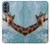 S3680 Girafe de sourire mignon Etui Coque Housse pour Motorola Moto G62 5G