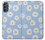 S3681 Motif de fleurs de marguerite Etui Coque Housse pour Motorola Moto G62 5G