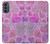 S3710 Coeur d'amour rose Etui Coque Housse pour Motorola Moto G62 5G