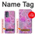 S3710 Coeur d'amour rose Etui Coque Housse pour Motorola Moto G62 5G