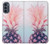 S3711 Ananas rose Etui Coque Housse pour Motorola Moto G62 5G