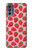 S3719 Modèle de fraise Etui Coque Housse pour Motorola Moto G62 5G