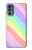 S3810 Vague d'été licorne pastel Etui Coque Housse pour Motorola Moto G62 5G