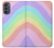 S3810 Vague d'été licorne pastel Etui Coque Housse pour Motorola Moto G62 5G