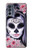 S3821 Sugar Skull Steampunk Fille Gothique Etui Coque Housse pour Motorola Moto G62 5G