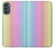 S3849 Couleurs verticales colorées Etui Coque Housse pour Motorola Moto G62 5G