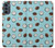 S3860 Motif à pois de noix de coco Etui Coque Housse pour Motorola Moto G62 5G