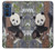 S3793 Peinture de neige mignon bébé panda Etui Coque Housse pour Motorola Edge 30
