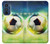 S3844 Ballon de football de football rougeoyant Etui Coque Housse pour Motorola Edge 30