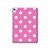 S2358 Rose à pois Etui Coque Housse pour iPad 10.9 (2025,2022)