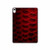 S2879 Rouge Arowana écailles de poisson Etui Coque Housse pour iPad 10.9 (2025,2022)