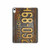 S3228 Millésimé plaque d'immatriculation de voiture Etui Coque Housse pour iPad 10.9 (2025,2022)