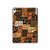 S3460 Motif Art Mali Etui Coque Housse pour iPad 10.9 (2025,2022)