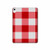 S3535 Rouge vichy Etui Coque Housse pour iPad 10.9 (2022)