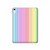 S3849 Couleurs verticales colorées Etui Coque Housse pour iPad 10.9 (2022)