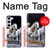 S0246 Cheval Blanc Etui Coque Housse pour Samsung Galaxy S23