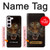 S0575 Tigre Visage Etui Coque Housse pour Samsung Galaxy S23