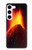 S0745 Volcan Lave Etui Coque Housse pour Samsung Galaxy S23