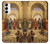 S1086 Ecole d'Athènes de Raphaël Etui Coque Housse pour Samsung Galaxy S23