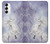 S1134 Cheval Blanc Licorne Etui Coque Housse pour Samsung Galaxy S23
