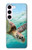 S1377 Océan tortue de mer Etui Coque Housse pour Samsung Galaxy S23