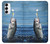 S1594 Pêche à l'achigan Etui Coque Housse pour Samsung Galaxy S23
