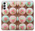 S1718 Petits gâteaux délicieux Etui Coque Housse pour Samsung Galaxy S23