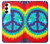 S1870 Tie Dye Paix Etui Coque Housse pour Samsung Galaxy S23