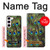 S1965 Paon Plume Etui Coque Housse pour Samsung Galaxy S23