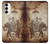 S2102 Art de la peinture thaïlandaise Bouddha sur Elephant Etui Coque Housse pour Samsung Galaxy S23